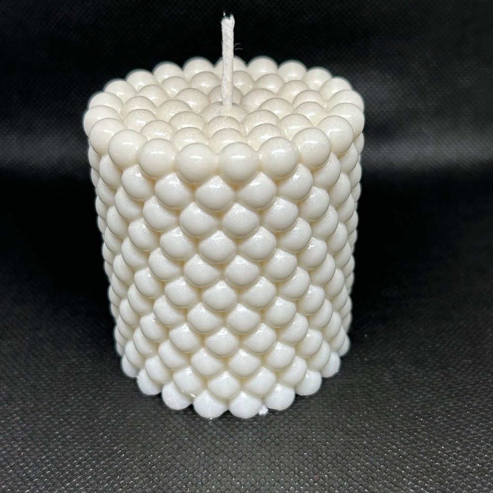 Pearl white Soy wax homemade candle